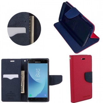 Atverčiamas raudonas fancy dėklas (GALAXY J5 2017) Atverčiamas raudonas fancy dėklas (GALAXY J5 2017)